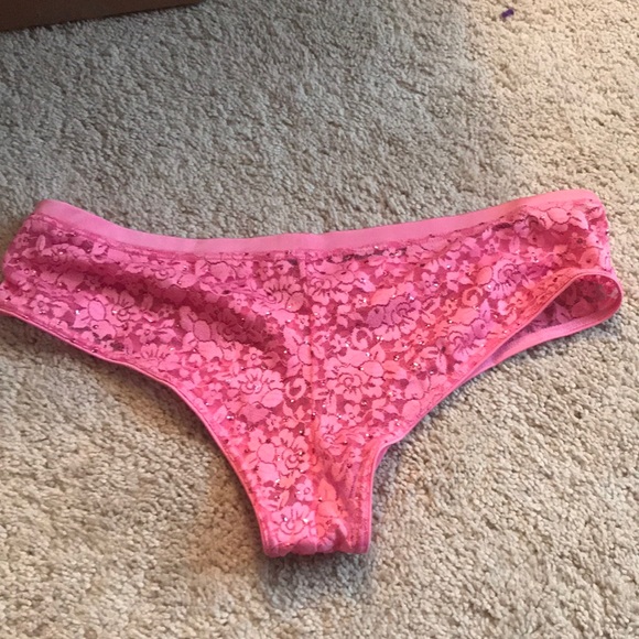 Brand New Victoria’s Secret pink sparkly panties - Picture 3 of 4